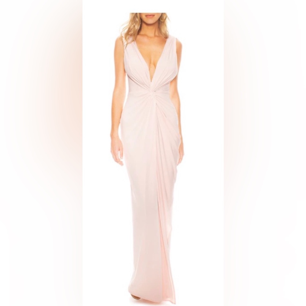 Katie May Column Dress Pale Pink